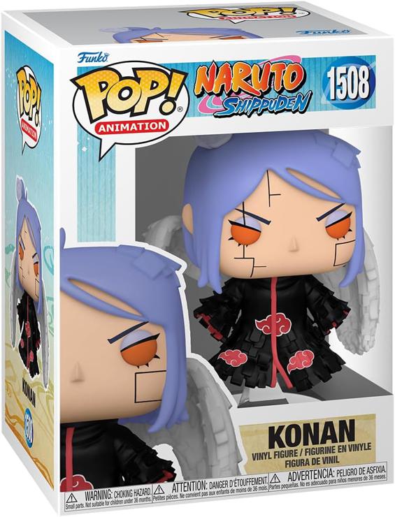 Funko Pop! Animation: Naruto - Konan - Figure en vinyle à Collectionner - Toys for children and adults - Fans Anime - Figure Modèle Pour Les CollectionNeurs et Affigage