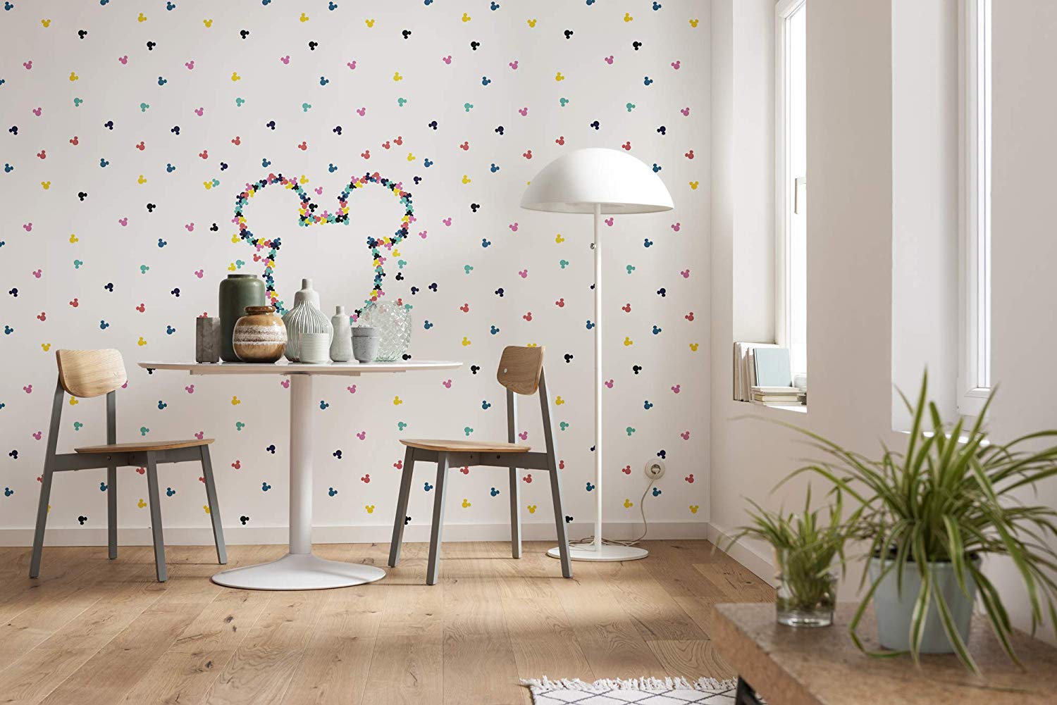 Komar Disney Fleece Photo Wallpaper Mickey Heads-Up | Size: 400 X 280 Cm (W