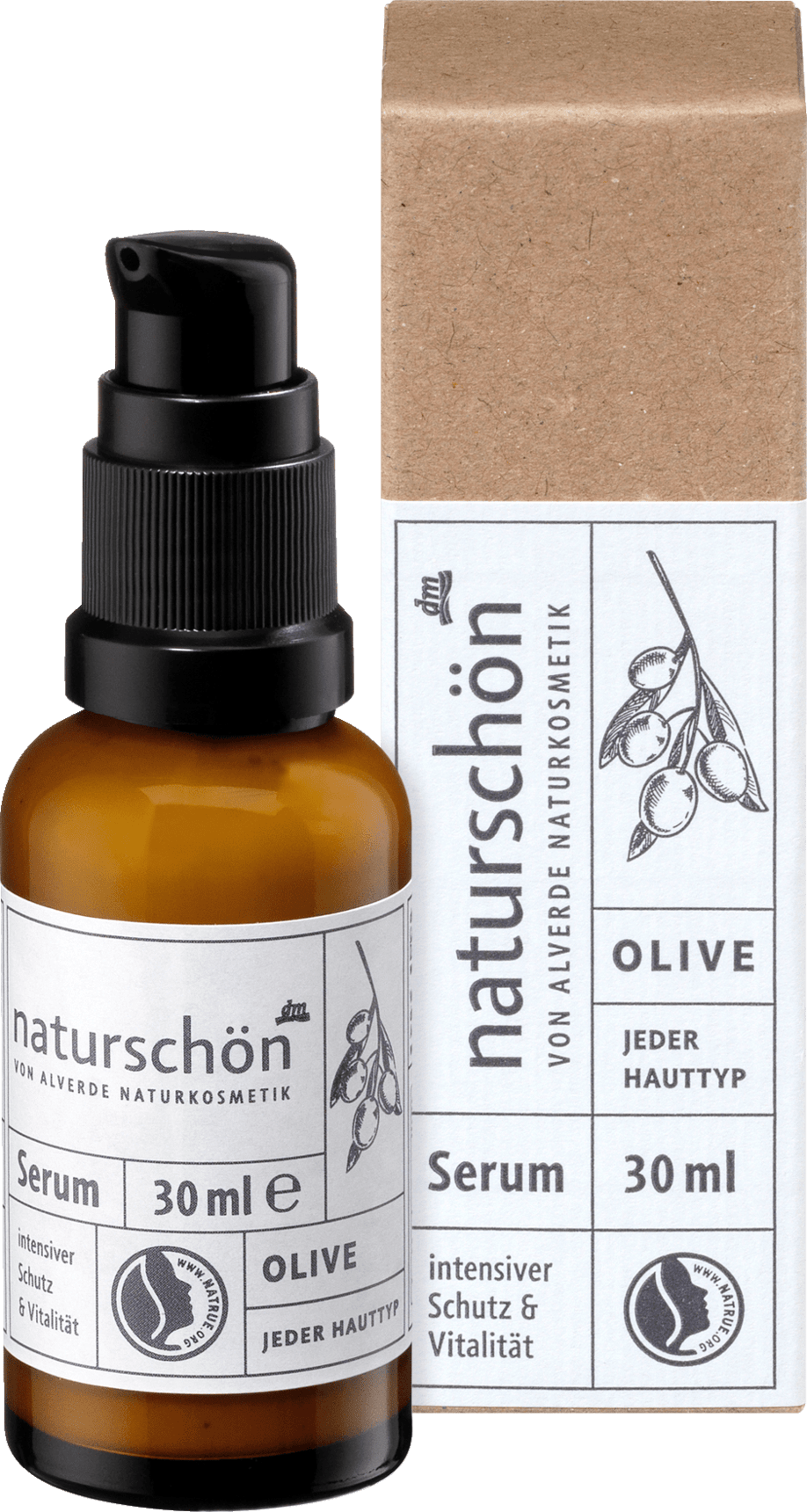 alverde NATURKOSMETIK Serum Nature, Nice, Olive, 30 Ml