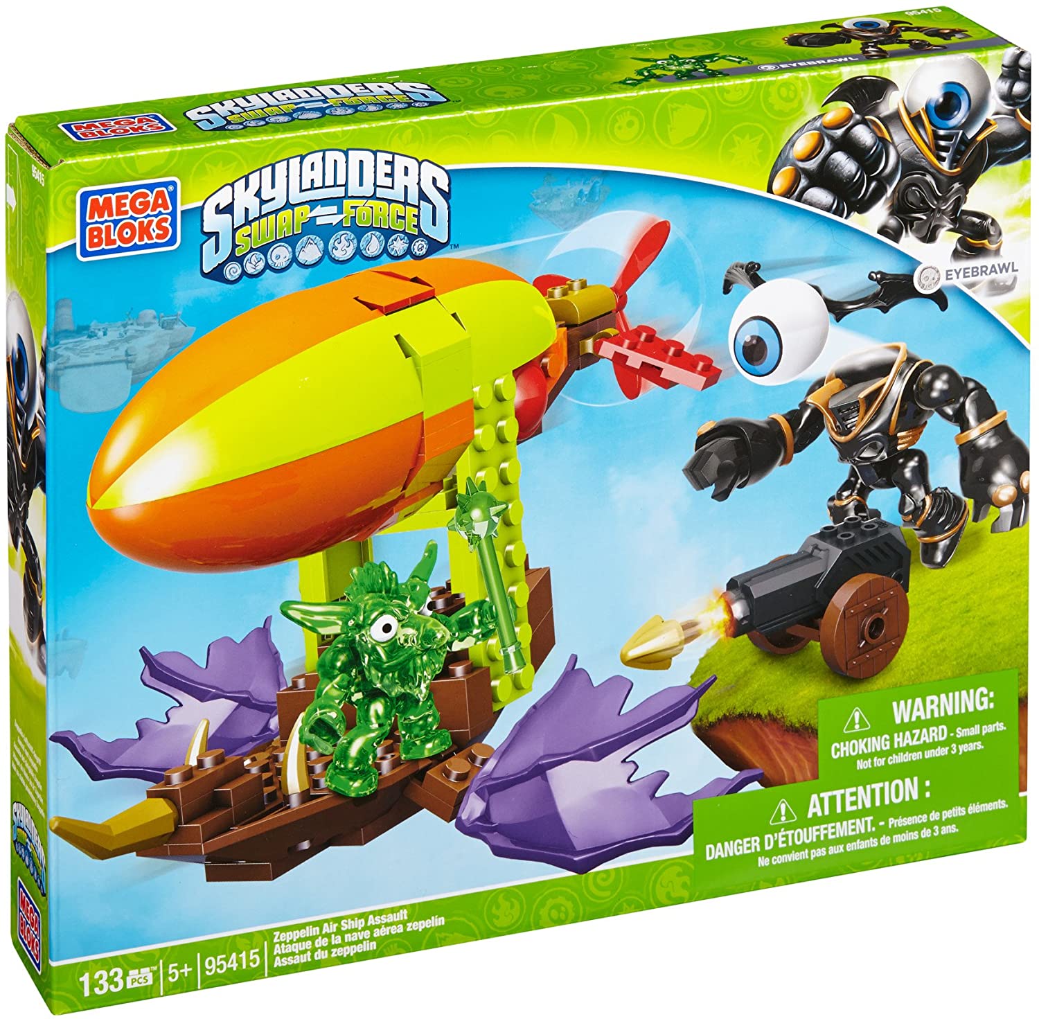 Mega Bloks Skylanders Zeppelin Air Ship Assault