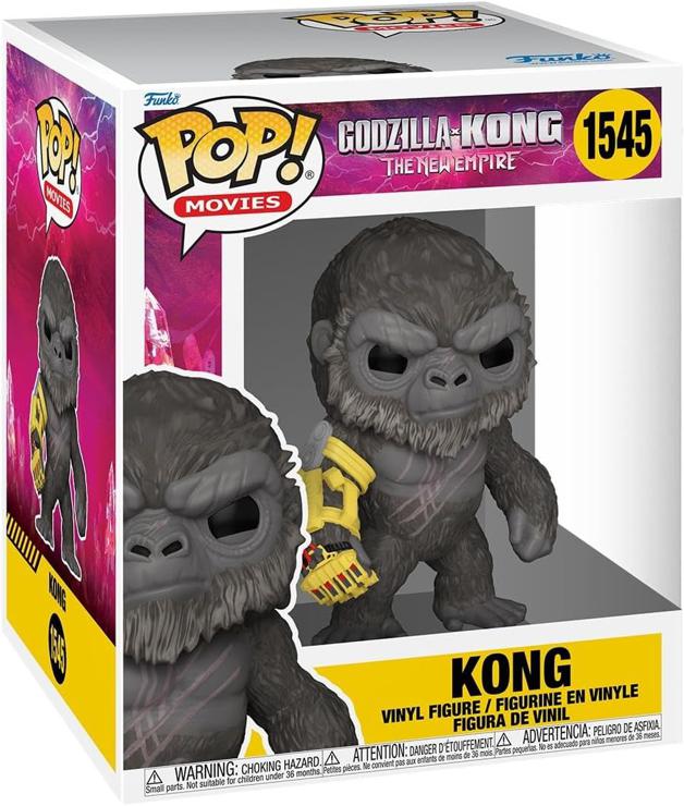 Funko Pop! Super: Godzilla x King Kong: The New Reich - King Kong - Godzilla vs. Kong 2 - Vinyl Figure in Collectionner - Toys for Children and Adults - Fans