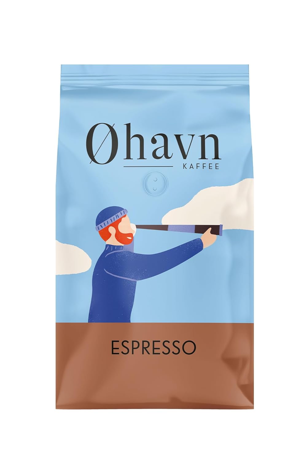 roastmarket Øhavn Espresso (1kg) | For Portafilter Machine, Fully Automatic Coffee Machines & Mocha Pot | Aromatic Espresso Blend Made of Arabica and Robust Beans | Whole Beans | Medium Espresso Roast (City