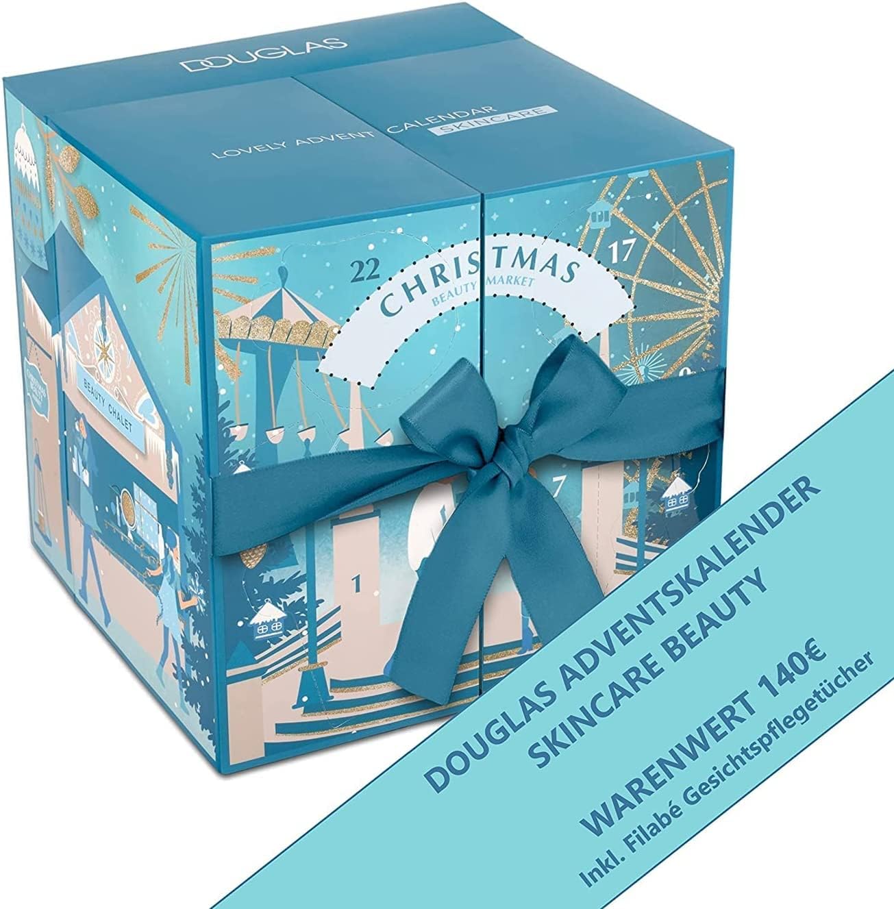 Jung Douglas Advent Calendar 2022 Skincare Cube, Exclusive Women and Girls Care Advent Calendar, Value €140 Women\'s Advent Calendar