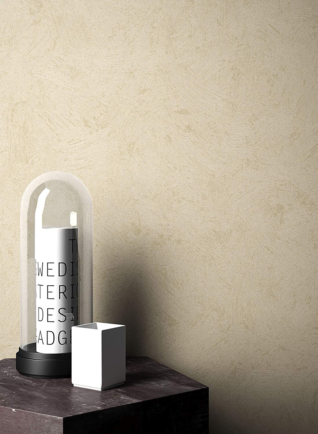 Newroom Design Newroom Baroque Wallpaper Grey Ornament Baroque Non-Woven Wallpaper Non-Wov