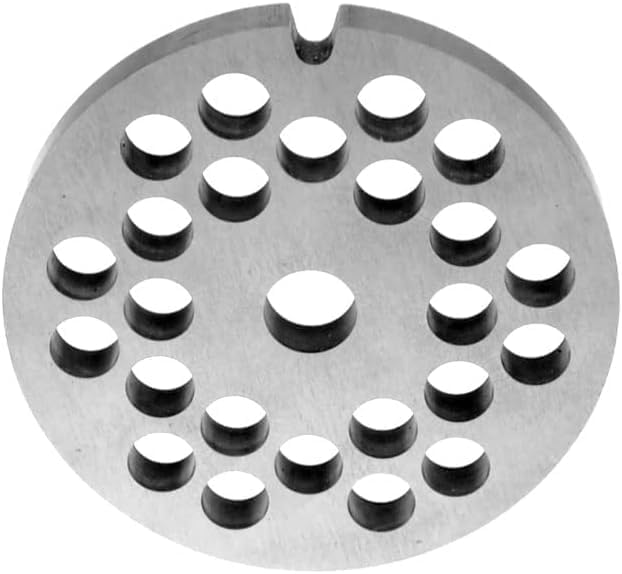 Sillar Meat grinder discs, perforated discs for Bosch, Zelmer, meat grinder sizes, sieve diameter, food processor | for meat, vegetables, and fish | 8 mm holes – 69.5 mm