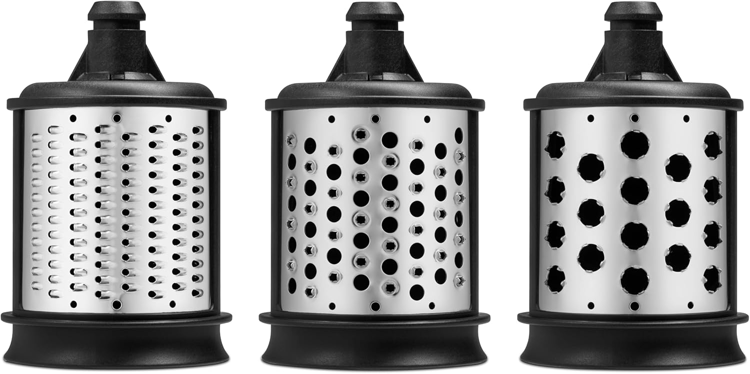 KitchenAid 5KSMEMVSC Shredding and Grating Pack (Optional Accessory for KitchenAid Stand Mixers)