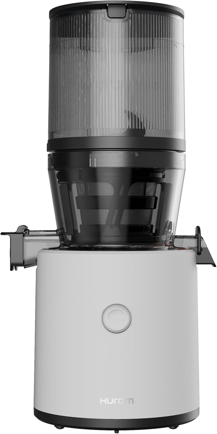 Hurom H320N Slow Juicer | Electric Cold Press | Juicer for Vegetables & Fruits | 2L Mega Capacity | Automatic Juicing Function | BPA-Free | High Quality Materials | White