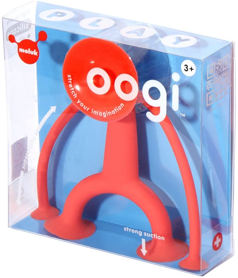 Moluk 43101 Oogi Junior, Elastische Stretch-Figur Mit Saugnäpfen, Aus Silik