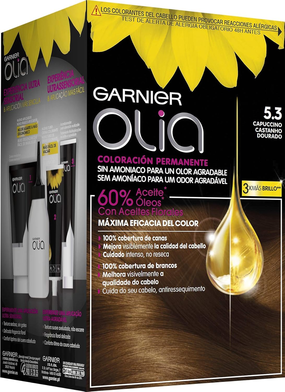 Permanent Coloring OLIA 5.3 Capuccino 4 pcs