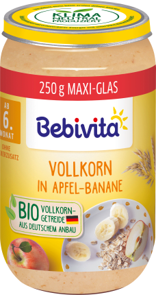 Bebivita Fruit & Cereals Whole grain in apple-banana, from the 6th month, 250 g