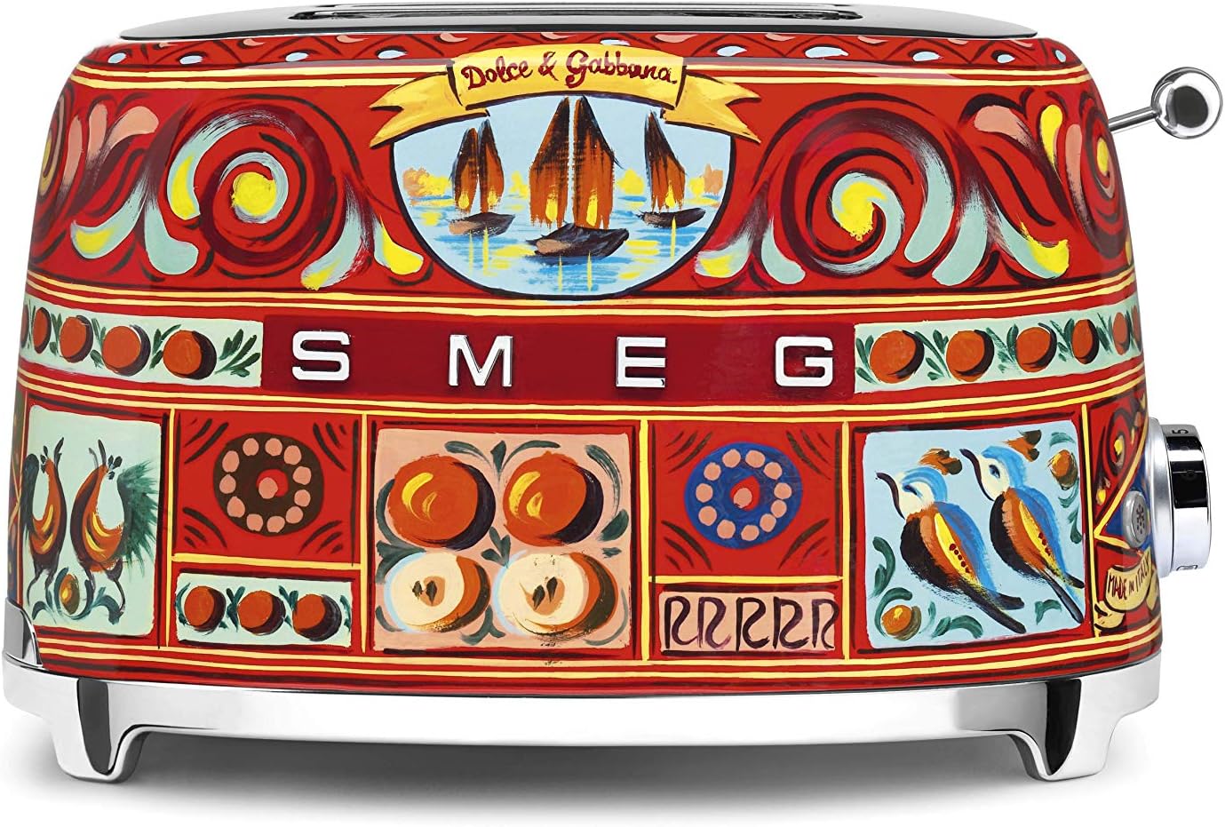 Smeg TSF01DGEU Toaster 2 Slice(s) Multicolour 950 W - Toasters (2 Slice(s), Multicolour, Stainless Steel, 950 W, 220-240 V, 50/60 Hz)