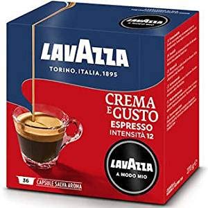 Lavazza, A Modo Mio Crema and Gusto 360 Coffee Capsules