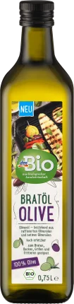dmBio Plant oil, frying oil olive, 750 ml