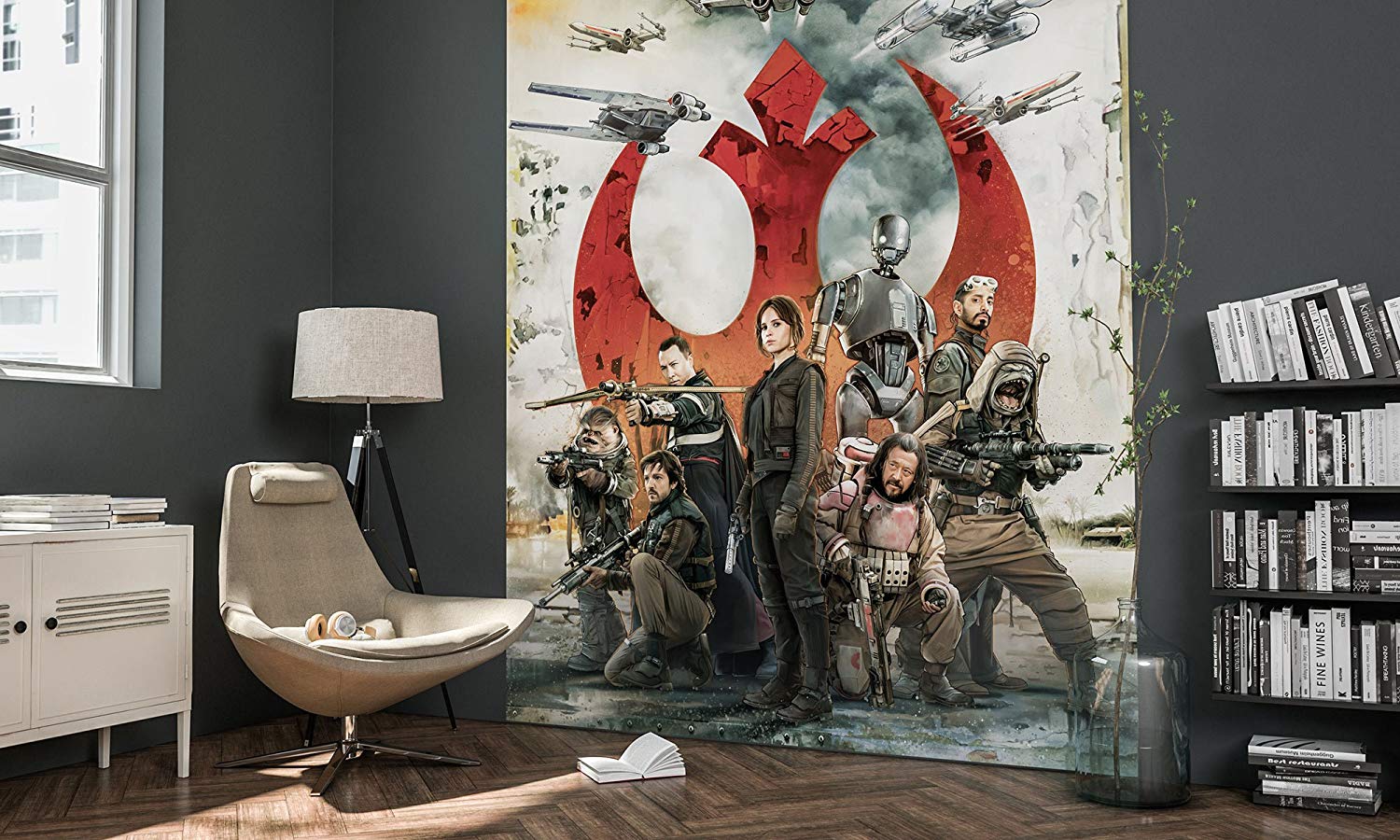 &Apos;Komar 010 Dvd2 Star Wars Rebels Star Wars Non-Woven Wallpaper, 200 X 