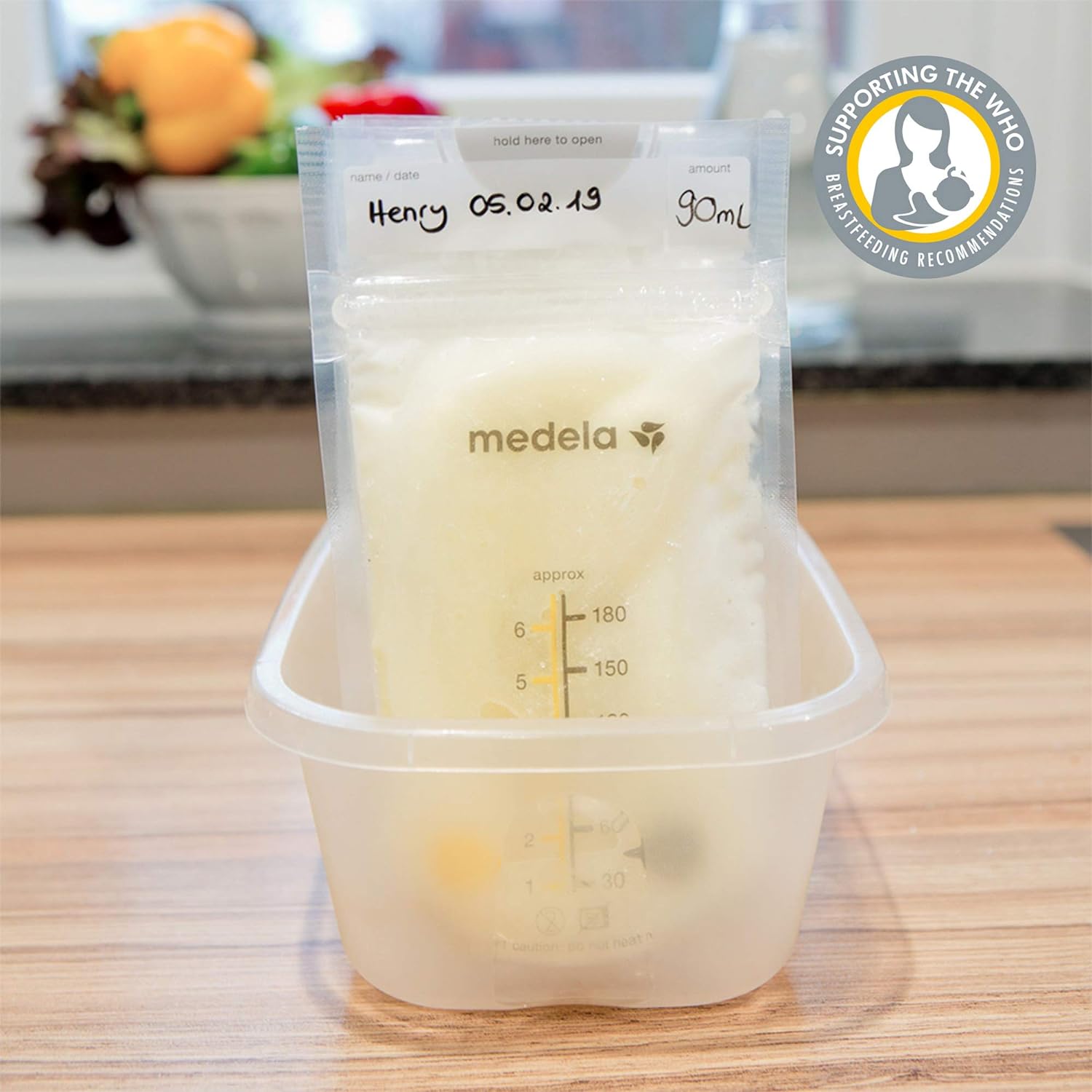 Medela Breast Milk Bags, Clear 50 Items transparent