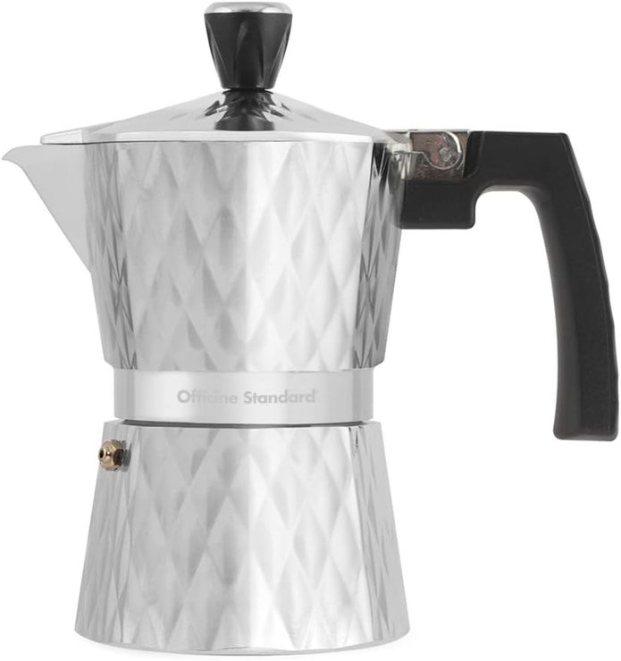 Officine Standard Diamantata Espresso Maker Aluminum Cups 2