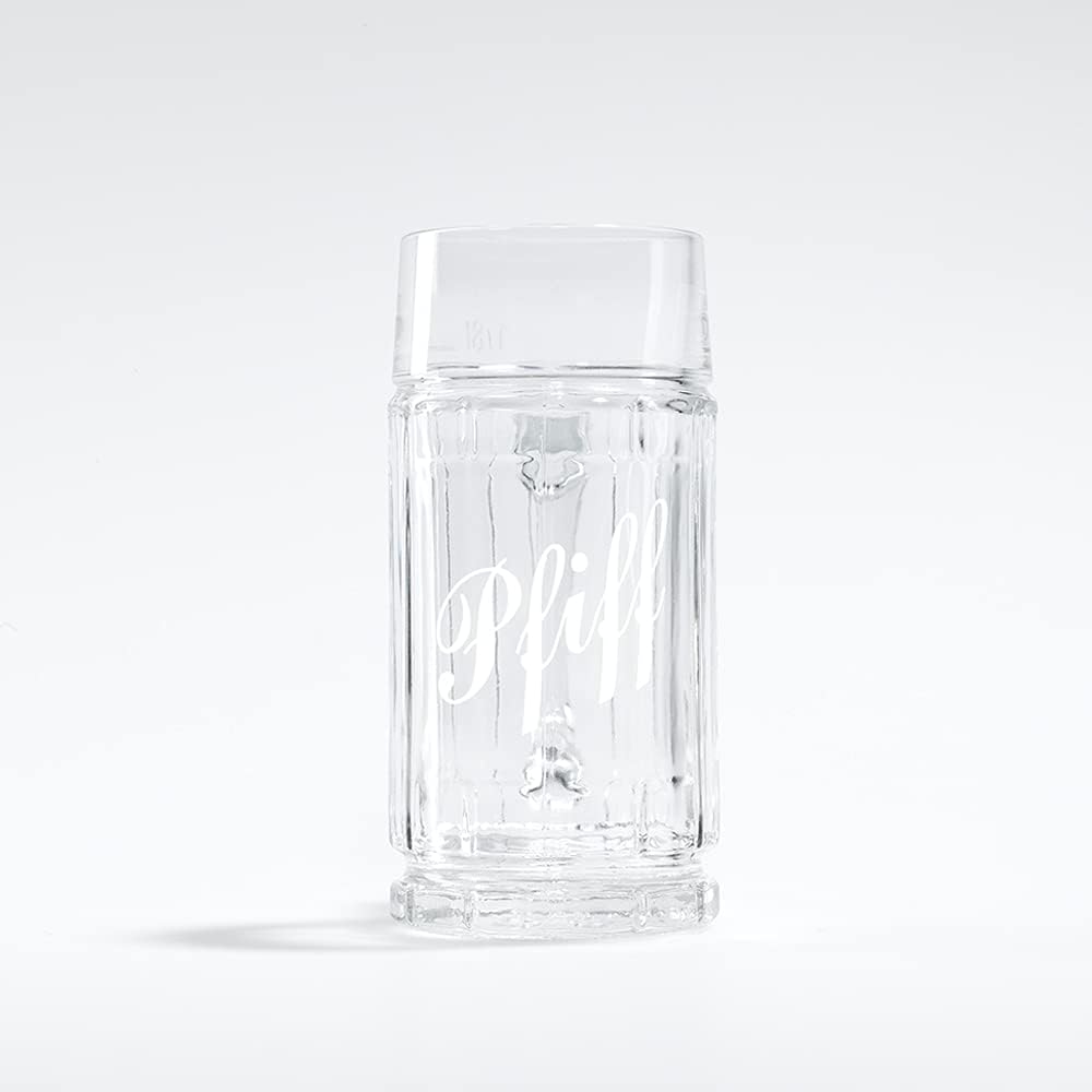Stölzle Lausitz Gambrinus Mini Beer Mug 0.125 Litres / Set of 4 Small Beer Mugs with \"Pfiff\" / Sturdy Beer Jug / Beer Glasses 0.125 Litres Made of Soda Lime Glass / Beer Mug Dishwasher Safe