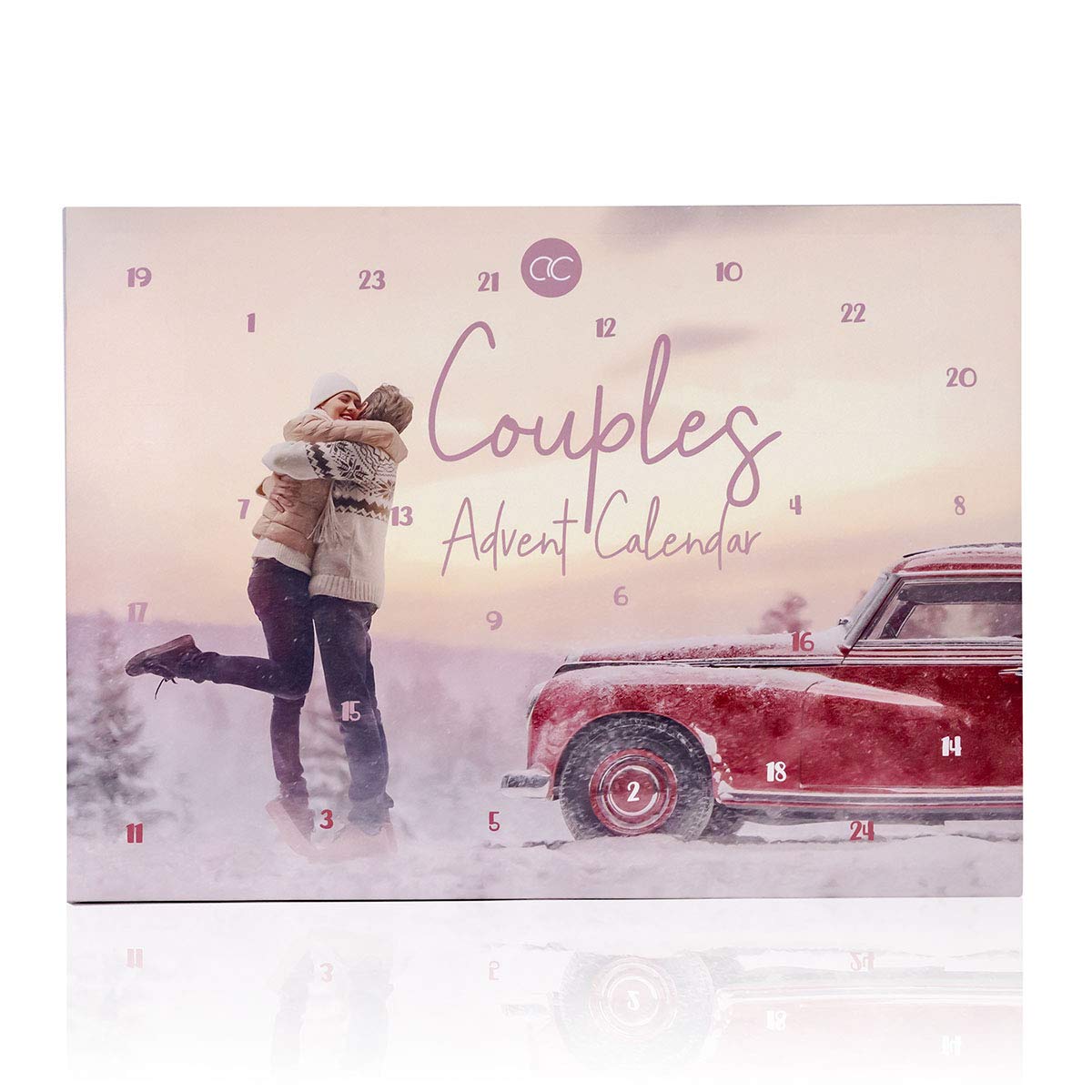 Accentra Advent Calendar Couples for Couples With 24 Bath, Body Care and Accessories Products for A Varied and Pampering Advent Season, 1000 G