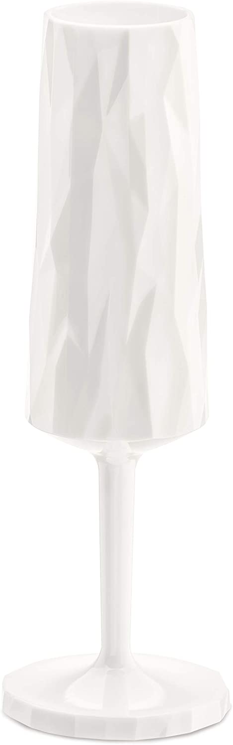 Koziol 3400525 CLUB NO. 5 Champagne Flute White