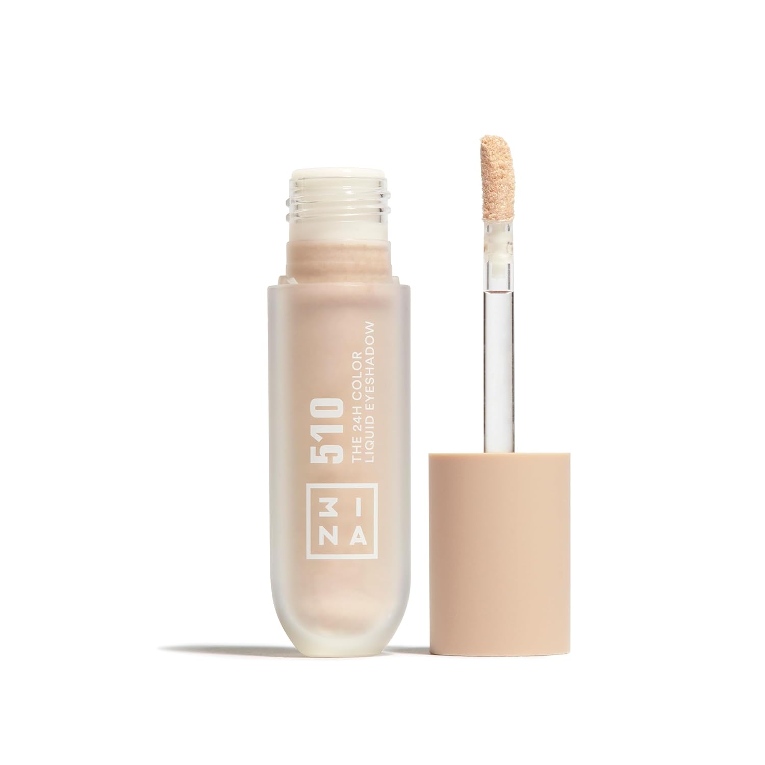 3INA MAKEUP - The 24H Color Liquid Eyeshadow 510 - Beige Mother of Pearl Liquid Eyeshadow - 24H Long Lasting - Waterproof Formula - Light and Creamy Texture - Vegan - Cruelty Free