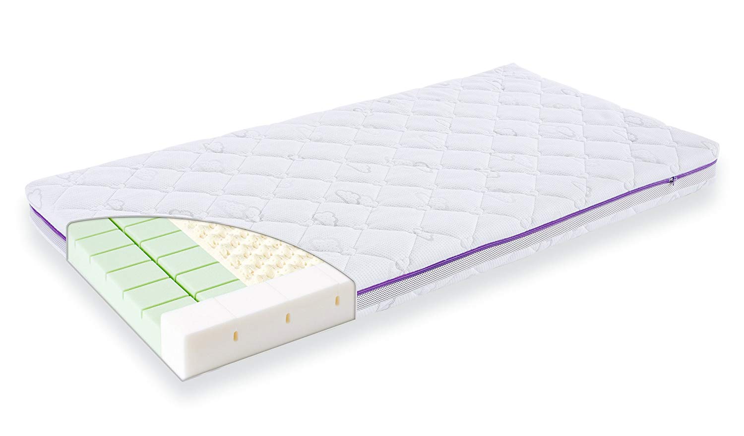 Traeumeland Träumeland Mattress Cot Bed 70 X 140 CM White