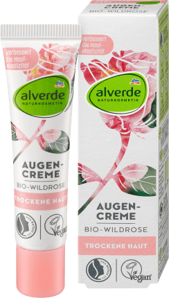 alverde NATURKOSMETIK Eye cream wild rose, 15 ml