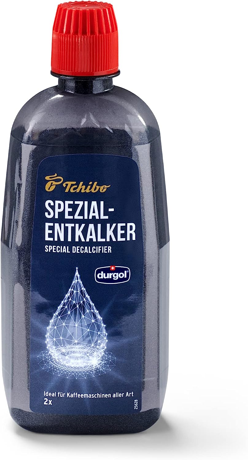 Tchibo Durgol Special Descaler, 400 ml, for Coffee Machines and Fully Automatic Machines, Highly Effective and Gentle on Materials, Easy to Use, 1 Bottle for 2 Applications