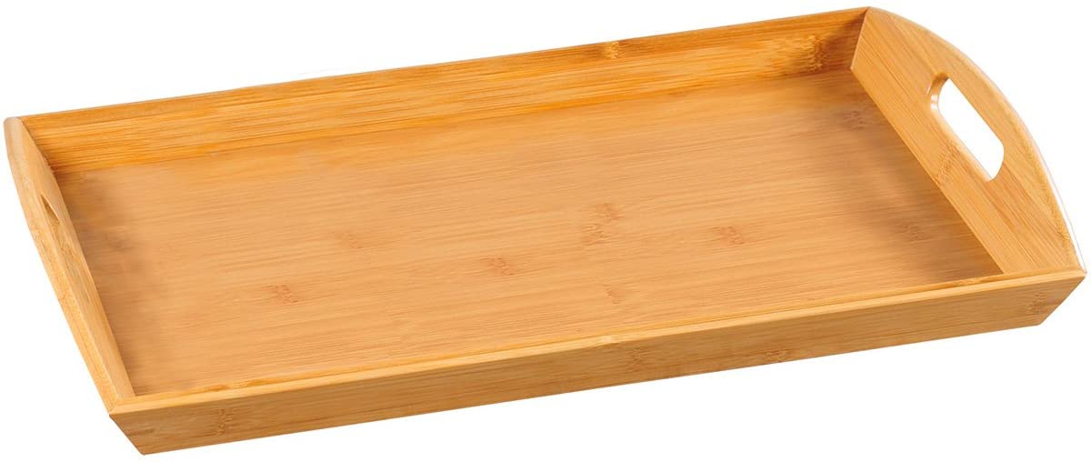 Kesper 77506 Bamboo Serving Tray, Light Brown, 48 X 31 X 5.5 cm