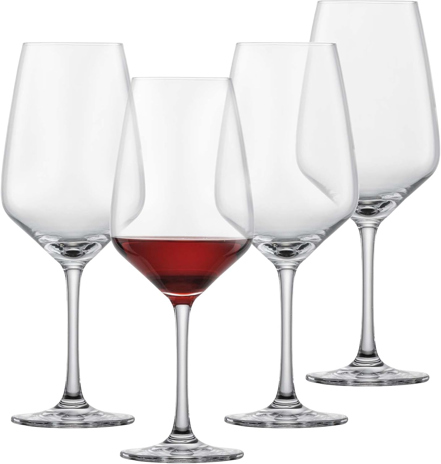 SCHOTT ZWIESEL Tulip Red Wine Glass (Set of 4), Timeless Wine Glasses for Red Wine, Dishwasher Safe Tritan Crystal Glasses, Made in Germany (Item No. 123606)