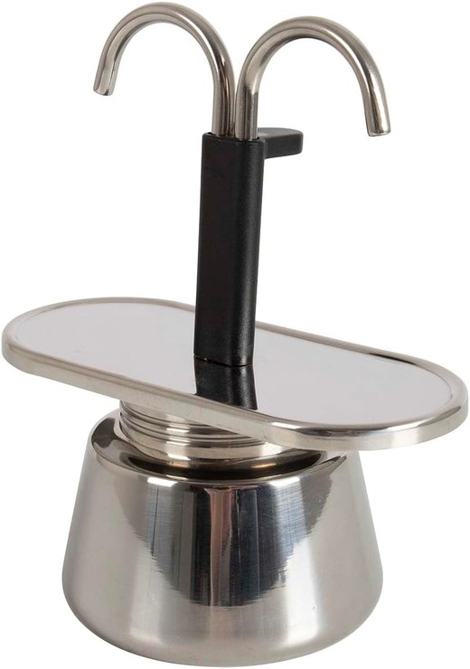 Bo-Camp - Espresso Maker - 2 Cups - Stainless Steel