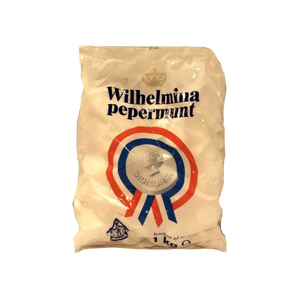 Fortuin Wilhelmina Peppermunt Pastilles 1000 g Bag (Peppermint) 1000g