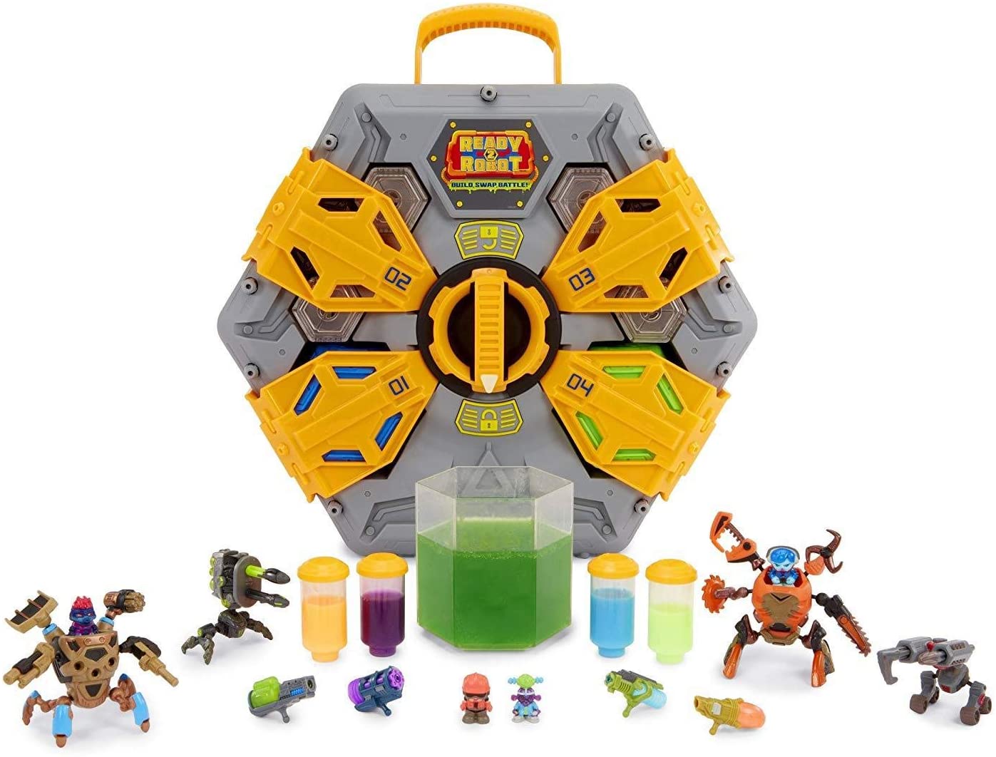 Mga Entertainment 551706E5 °C Big Slime Ready2 Robot Battle Toy, Blue