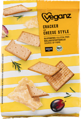Veganz Cracker Cheese Style, 100 g