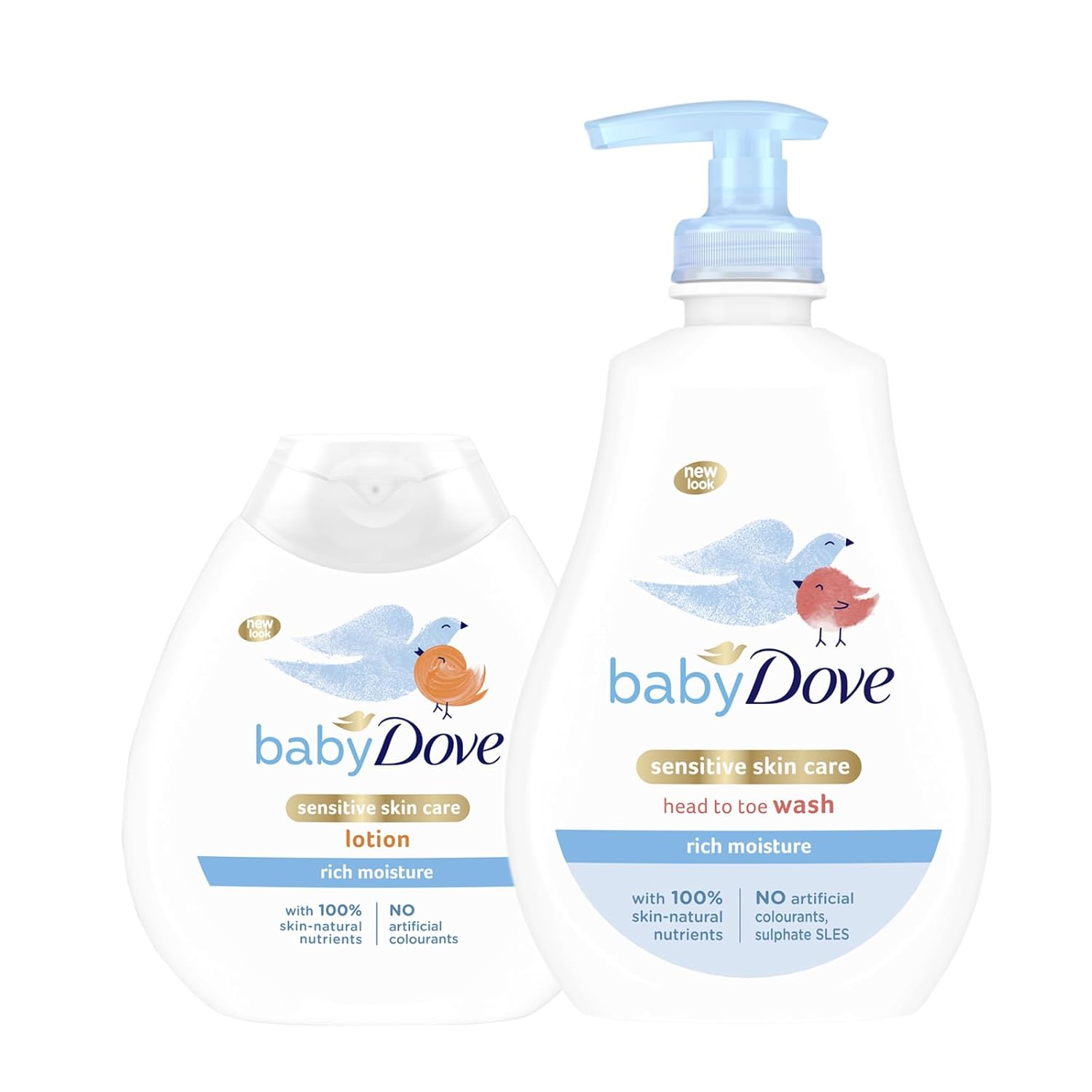 Baby Dove Head To Toe & Body Lotion Combo Pack - Head to Toe & Body Lotion Combo Pack