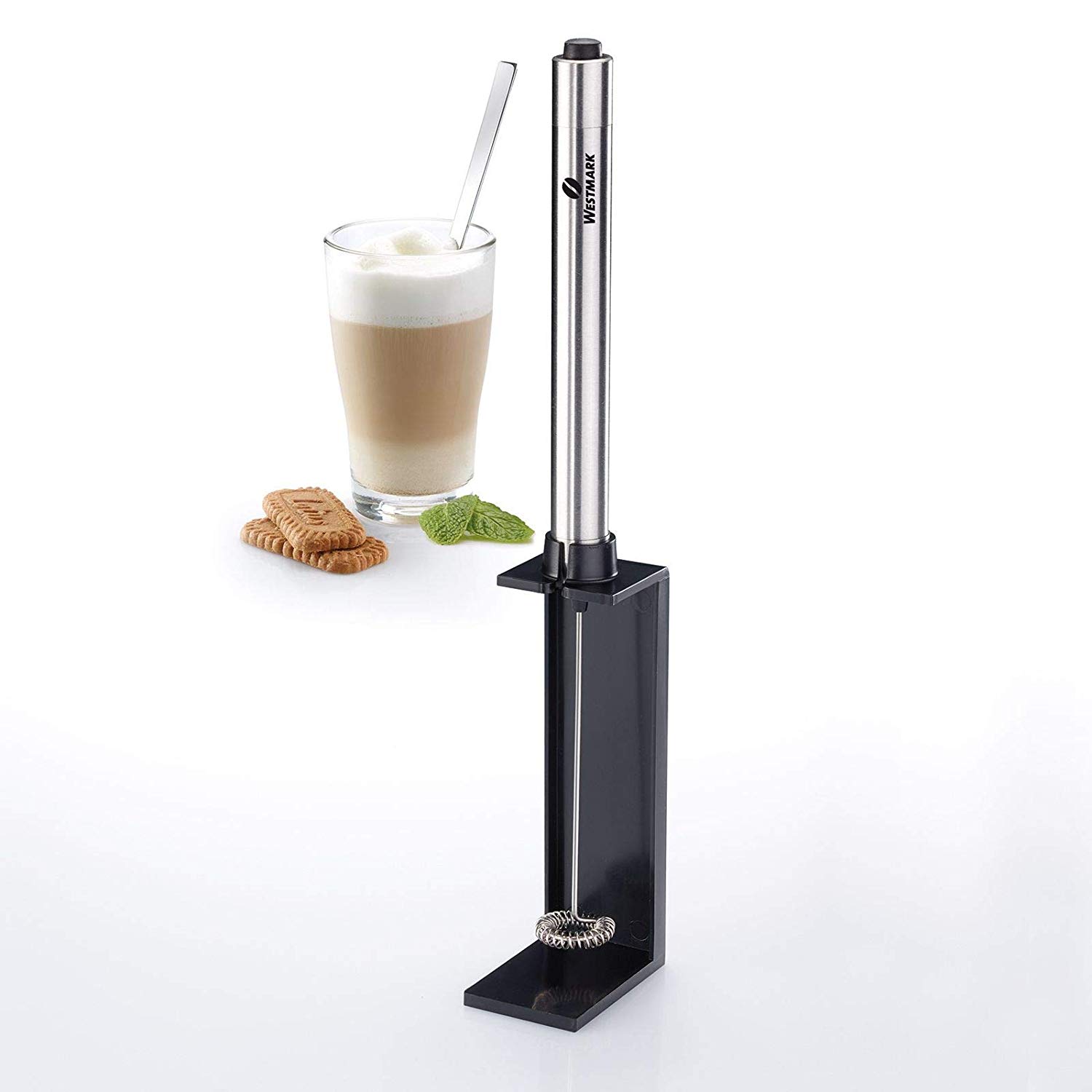 Westmark Brazil 24762260 Electric Milk Frother Stainless Steel Silver