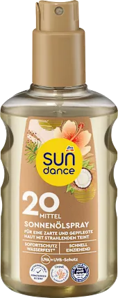 SUNDANCE Sun oil spray SPF 20, 200 ml