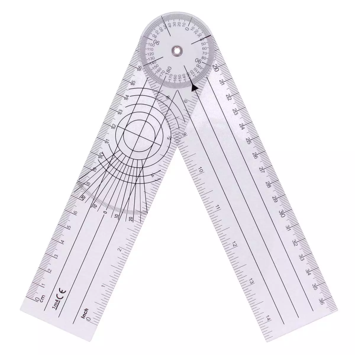 1m4 Goniometer L 21.5 x W 4.5 cm