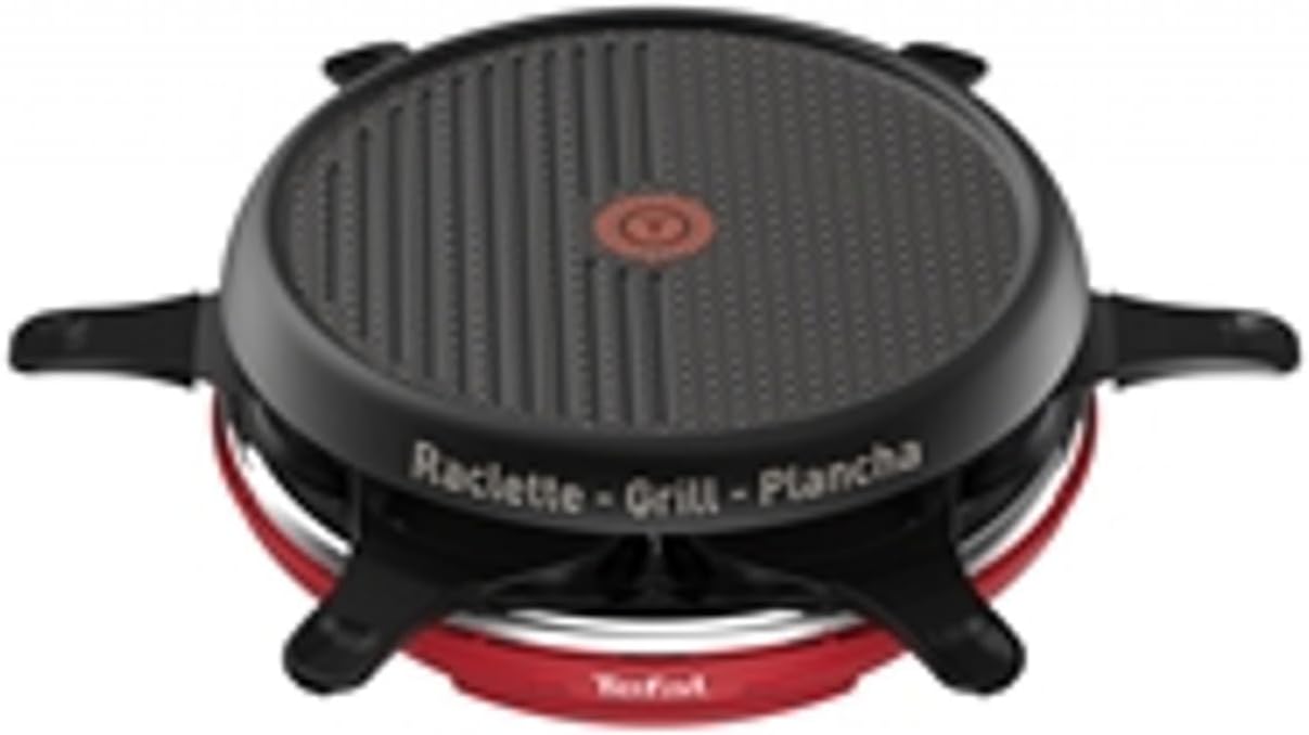 Tefal Raclette Colormania Rouge 850W 6 Personnes RE12A512