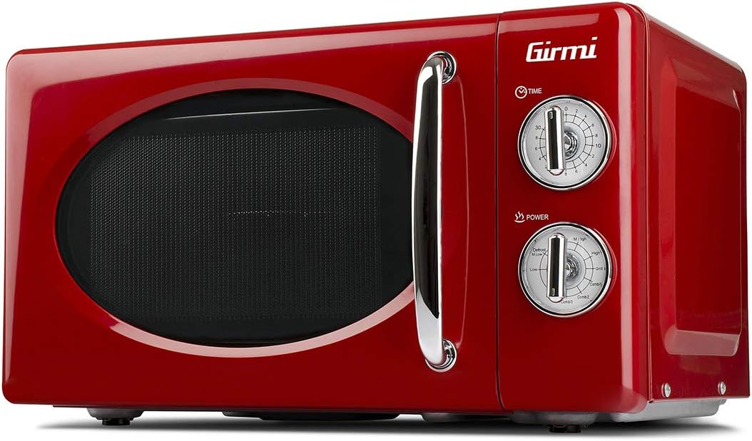 Girmi FM21 20 Liter Combination Microwave Steel Red