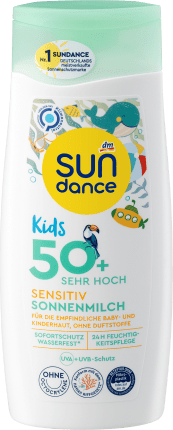 SUNDANCE Sun milk Kids, sensitive, SPF 50+, 200 ml
