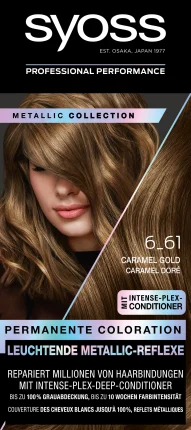 Syoss Hair Color Metallic 6_61 Caramel Gold, 1 pc