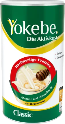 Yokebe Diet Shake, Classic with bee honey, 500 g