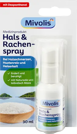 Mivolis Throat and pharynx spray, 30 ml