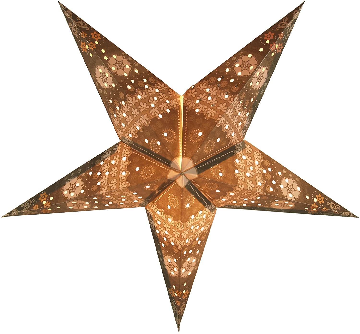 Guru-Shop Foldable Advent Light Paper Star Christmas Star Anubis Red Star Window Decoration 5 Tips