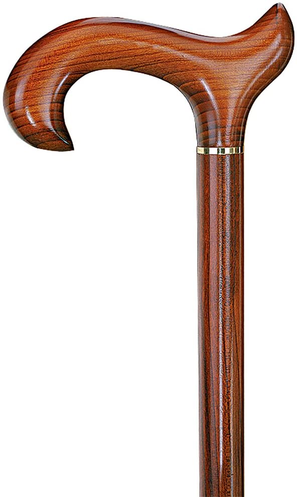 Gastrock Real Cherry Wood Exclusive Designer Derby Walking Cane, , ,