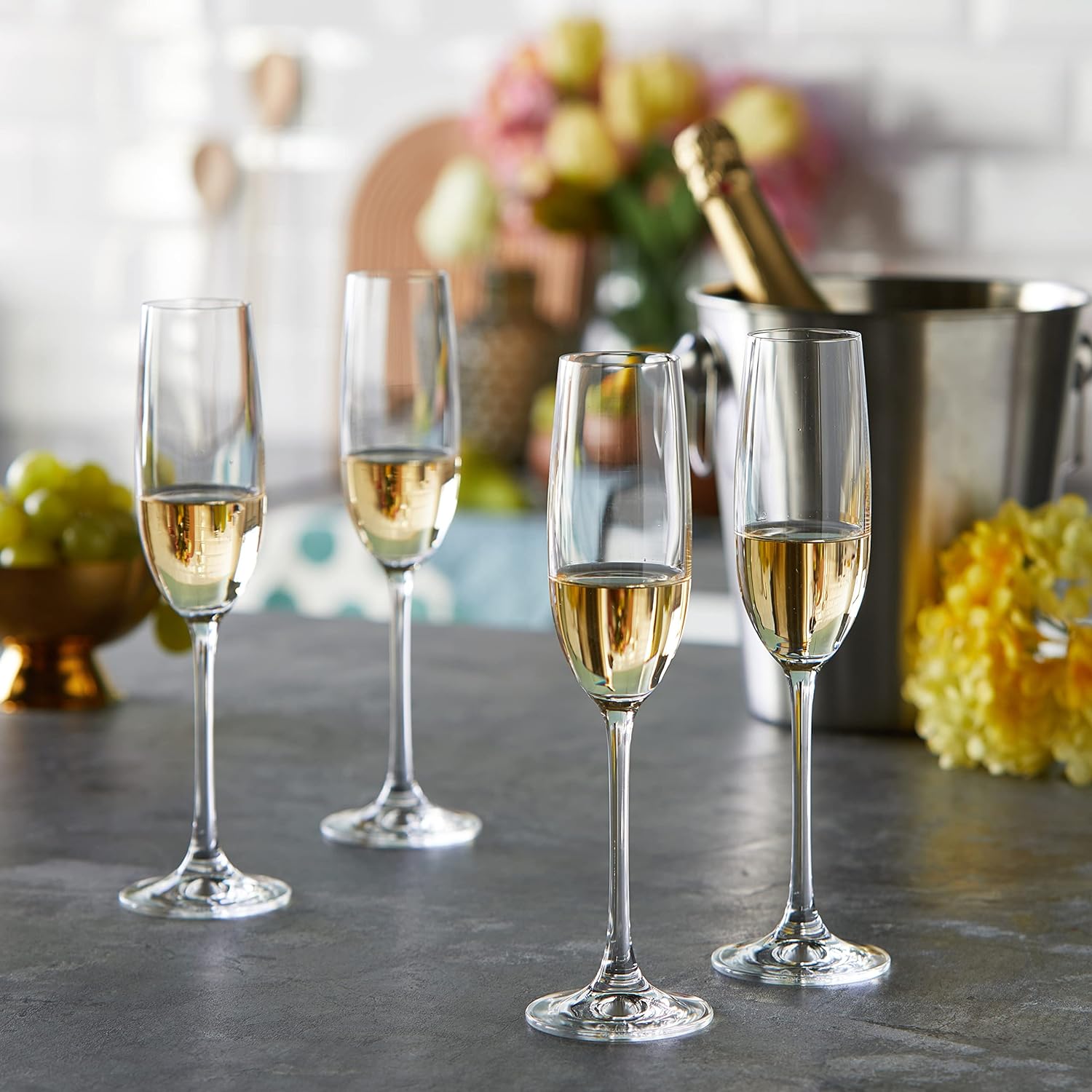 Spiegelau & Nachtmann Spiegelau 4720172 Salute Clear White Wine Glasses (Set of 4) by Spiegelau