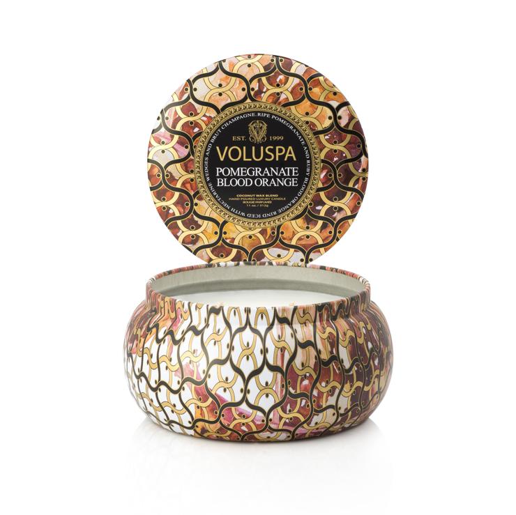 Voluspa 2-Wick Scented Candle In A Tin 50H