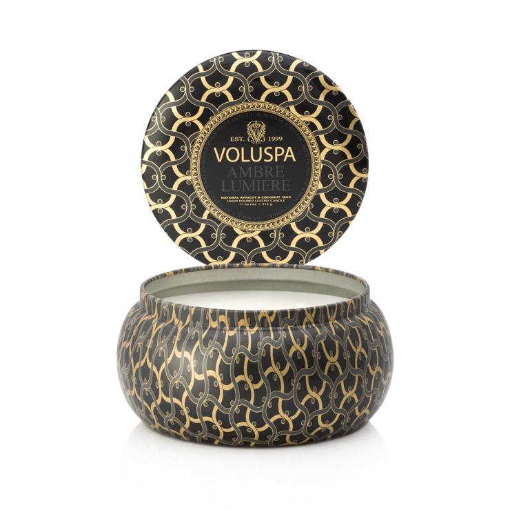 Voluspa 2-Wick Scented Candle In A Tin 50H