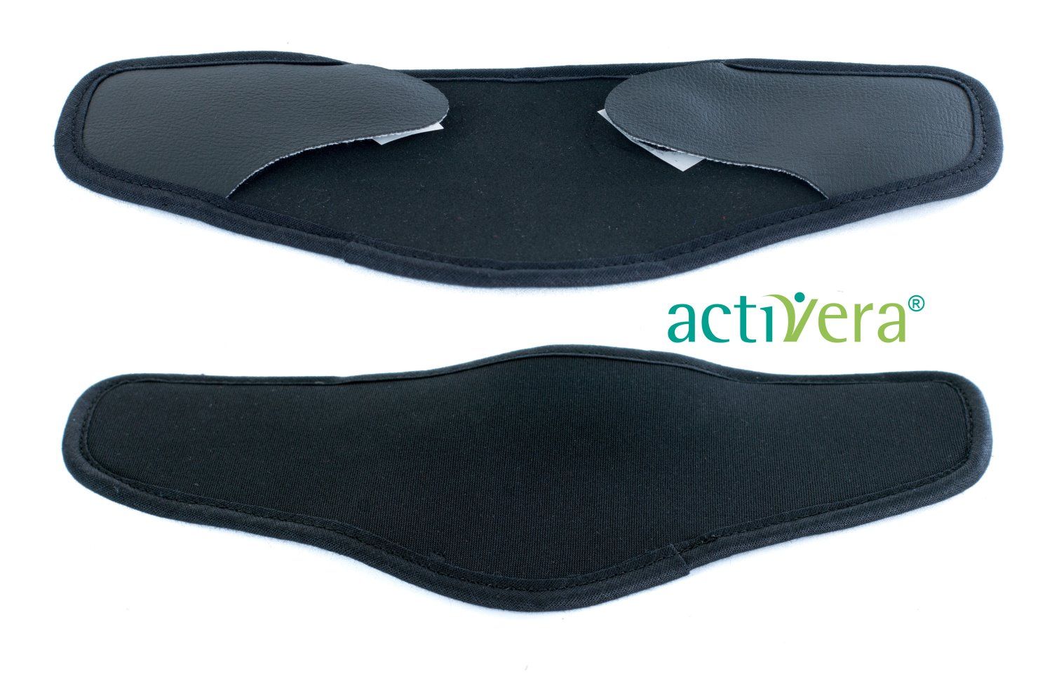 activera 2 pieces of armrest padding for forearm crutches with Velcro fastener, black 2 St