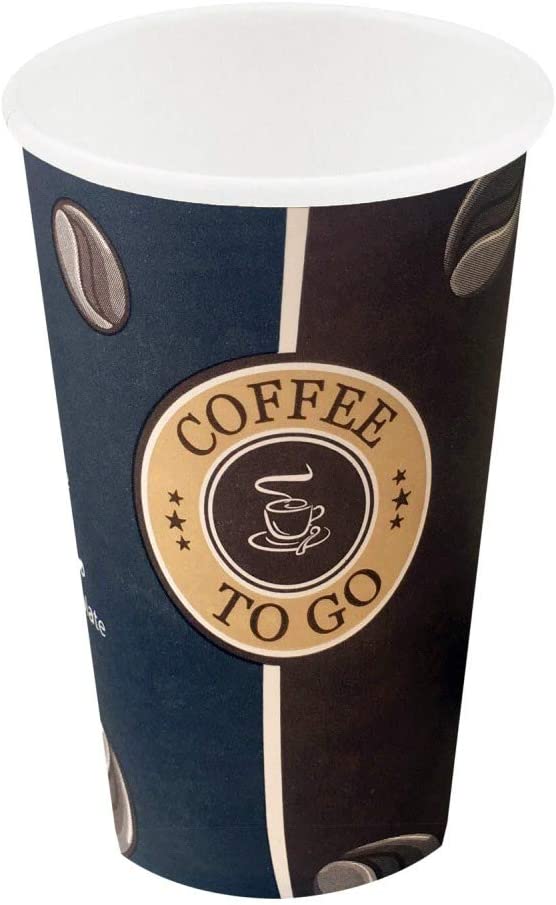 Verpackungsteam Topline Slim Coffee to Go Coffee Coffee Cups Coated Cardboard 300 ml Pack of 200